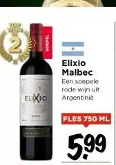 Vomar Voordeelmarkt Elixio Malbec aanbieding