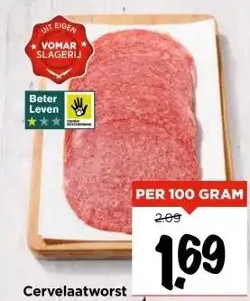 Vomar Voordeelmarkt Cervelaatworst aanbieding