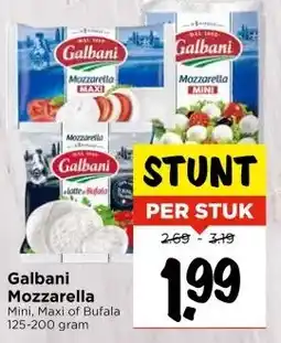 Vomar Voordeelmarkt Galbani Mozzarella aanbieding