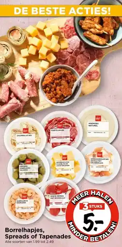 Vomar Voordeelmarkt Borrelhapjes, Spreads of Tapenades aanbieding