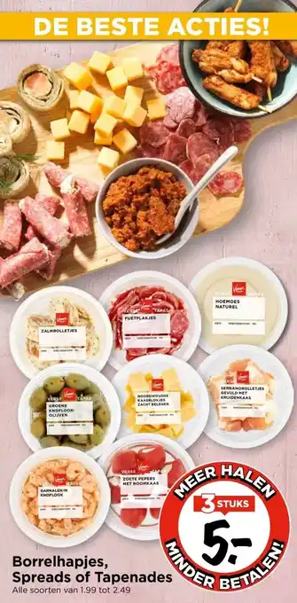 Vomar Voordeelmarkt Borrelhapjes, Spreads of Tapenades aanbieding