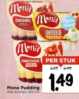 Vomar Voordeelmarkt Mona Pudding aanbieding