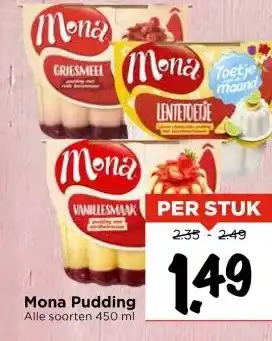 Vomar Voordeelmarkt Mona Pudding aanbieding