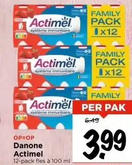 Vomar Voordeelmarkt Danone Actimel aanbieding