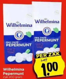 Vomar Voordeelmarkt Wilhelmina Pepermunt aanbieding