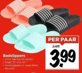 Vomar Voordeelmarkt Badslippers aanbieding