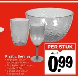 Vomar Voordeelmarkt Plastic Servies aanbieding