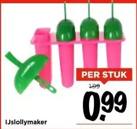Vomar Voordeelmarkt IJslollymaker aanbieding