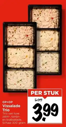 Vomar Voordeelmarkt Vissalade Trio aanbieding