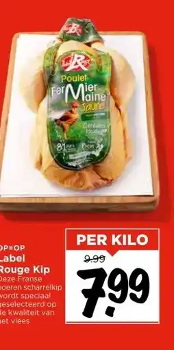 Vomar Voordeelmarkt Label Rouge Kip aanbieding