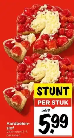 Vomar Voordeelmarkt Aardbeien- slof aanbieding