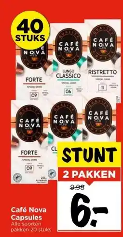 Vomar Voordeelmarkt Café Nova Capsules aanbieding