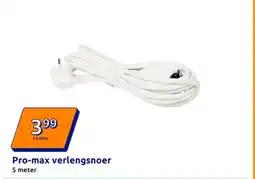 Action Pro-max verlengsnoer aanbieding