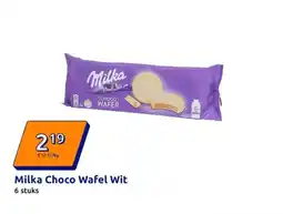 Action Milka Choco Wafel Wit aanbieding