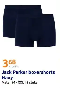 Action Jack Parker boxershorts Navy aanbieding