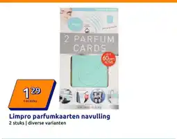 Action Limpro parfumkaarten navulling aanbieding