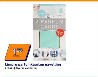 Action Limpro parfumkaarten navulling aanbieding
