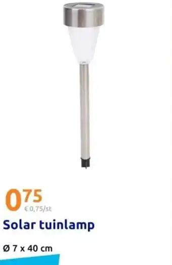 Action Solar tuinlamp aanbieding