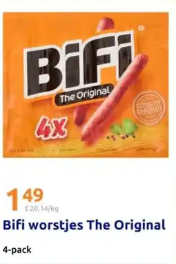 Action Bifi worstjes The Original aanbieding