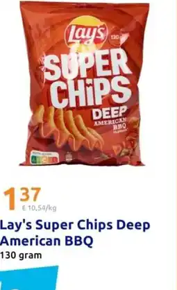 Action Lay's Super Chips Deep American BBQ aanbieding
