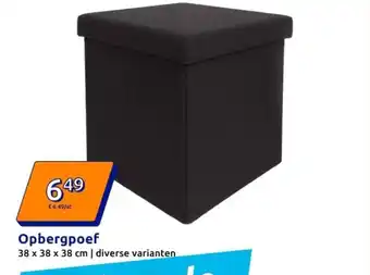 Action Opbergpoef aanbieding