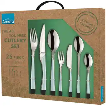 Marskramer Amefa bestekset 26 delig eclat blauw aanbieding
