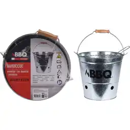 Marskramer BBQ emmer dia top 265 mm zinc aanbieding