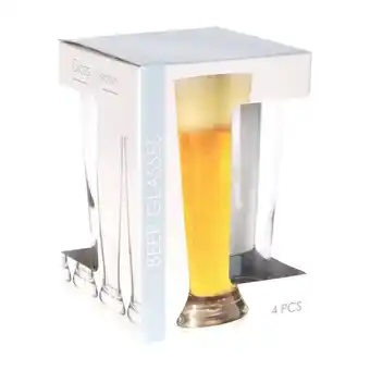 Marskramer Bierglas 370 ml set 4 stuks aanbieding