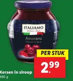 Lidl Kersen in siroop aanbieding