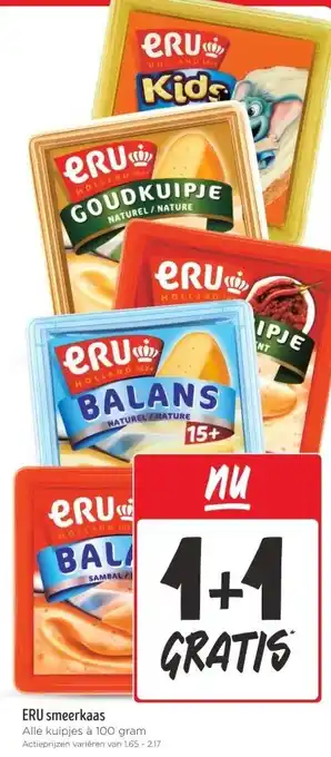 Jumbo ERU smeerkaas aanbieding