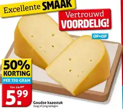 Hoogvliet Goudse kaasstuk aanbieding