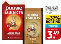 Hoogvliet Douwe Egberts snelfilterkoffie aanbieding