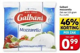 Hoogvliet Galbani mozzarella aanbieding
