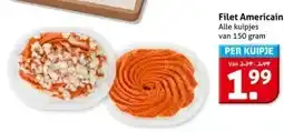 Hoogvliet Filet Americain Alle kuipjes van 150 gram aanbieding