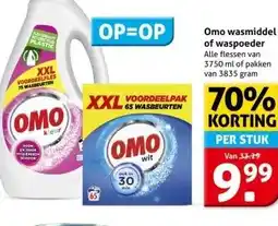 Hoogvliet Omo wasmiddel of waspoeder aanbieding