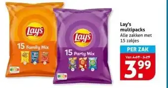 Hoogvliet Lay's multipacks aanbieding