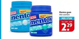 Hoogvliet Mentos gum aanbieding