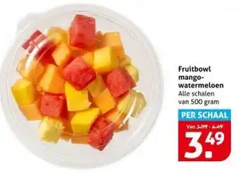 Hoogvliet Fruitbowl mango- watermeloen aanbieding