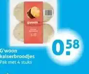 Hoogvliet G'woon kaiserbroodjes aanbieding