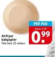 Hoogvliet Airfryer bakpapier aanbieding