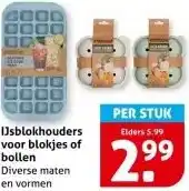 Hoogvliet IJsblokhouders voor blokjes of bollen aanbieding