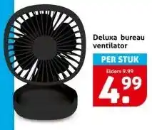 Hoogvliet Deluxa bureau ventilator aanbieding