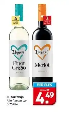 Hoogvliet I Heart wijn aanbieding