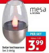 Hoogvliet Solar led kaarsen aanbieding
