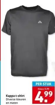Hoogvliet Kappa t-shirt aanbieding