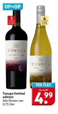 Hoogvliet Tunupa limited edition aanbieding
