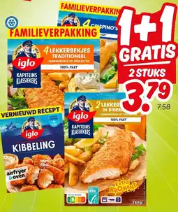 Dekamarkt IGLO KLASSIEKERS OF FISH CUISINE aanbieding