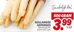 Dekamarkt HOLLANDSE ASPERGES aanbieding