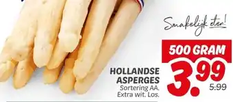 Dekamarkt HOLLANDSE ASPERGES aanbieding