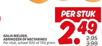 Dekamarkt GALIA MELOEN, ABRIKOZEN OF NECTARINES aanbieding